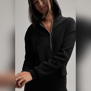 Everyday Sunday Women's The Leisure Zipped Hoodie Size Medium Black
